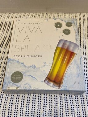 Viva La Spash Beer Lounger Pool Float Ultimate Party Favor Great Gift or to use